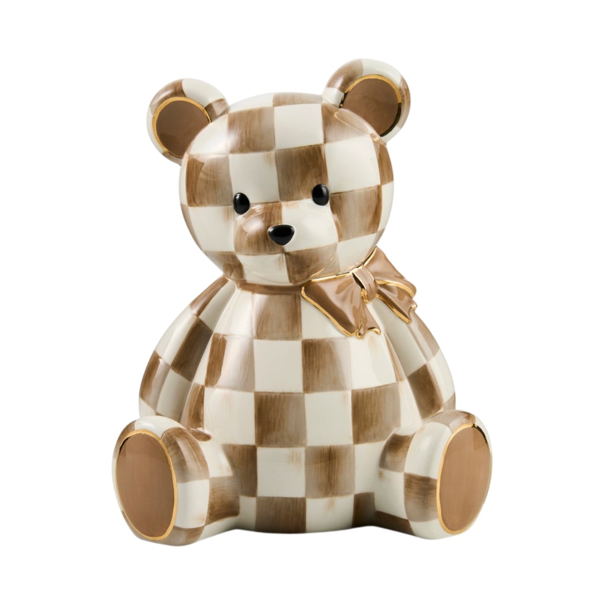 MacKenzie-Childs Bear Bank, Mocha