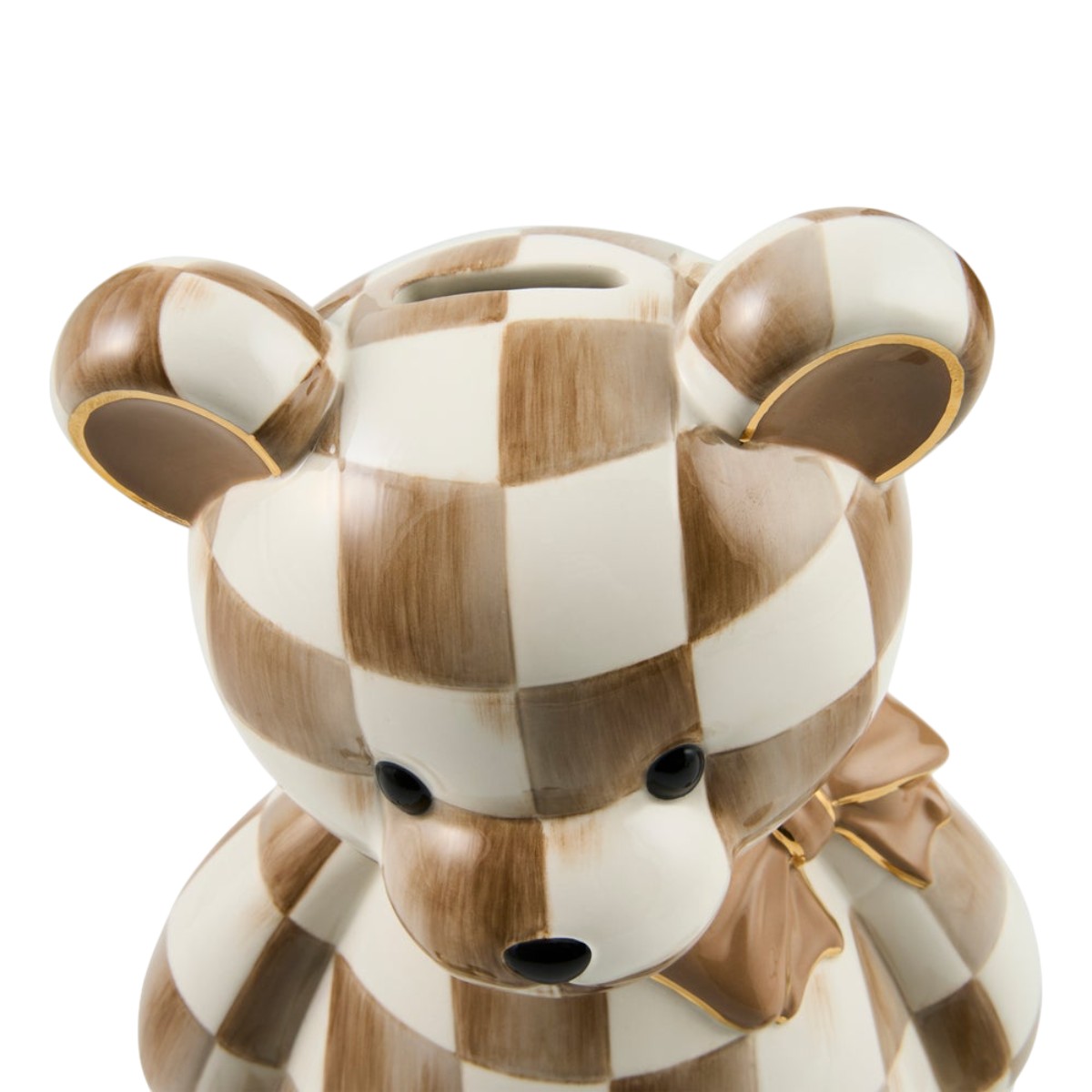 MacKenzie-Childs Bear Bank, Mocha