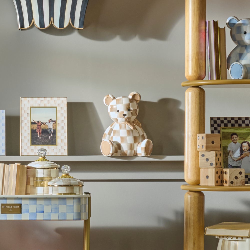 MacKenzie-Childs Bear Bank, Mocha