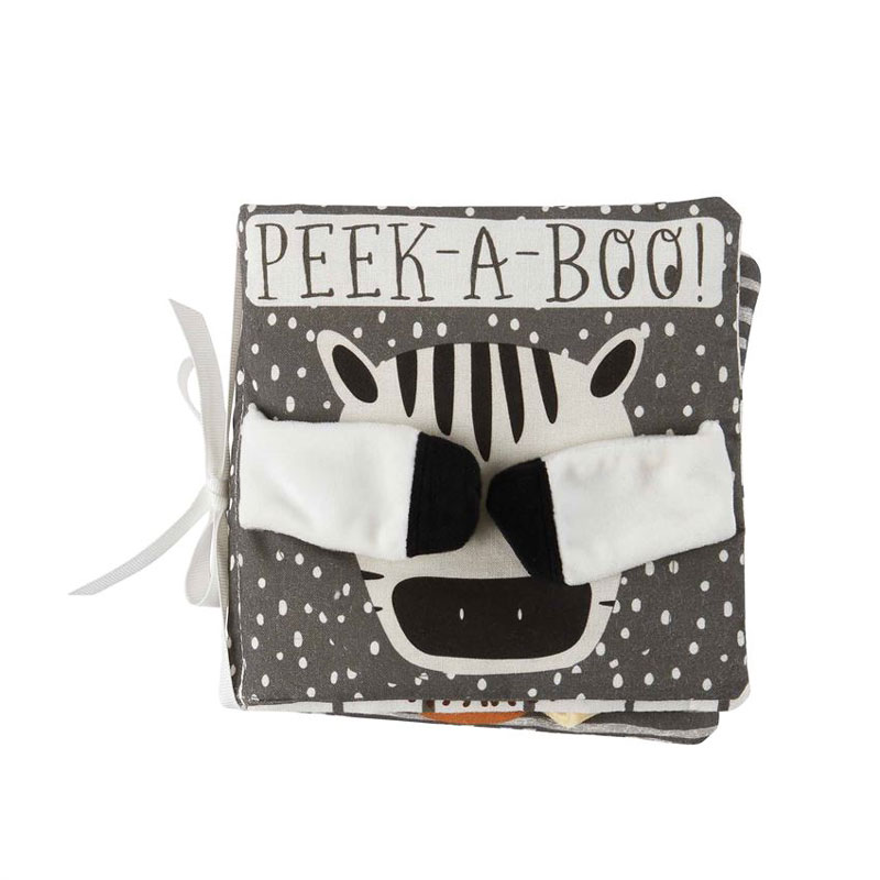 Mud Pie Peekaboo Safari Plush Book