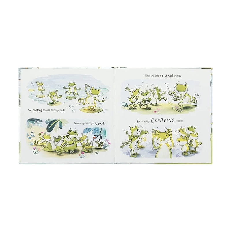 Jellycat A Fantastic Day For Finnegan Frog Book