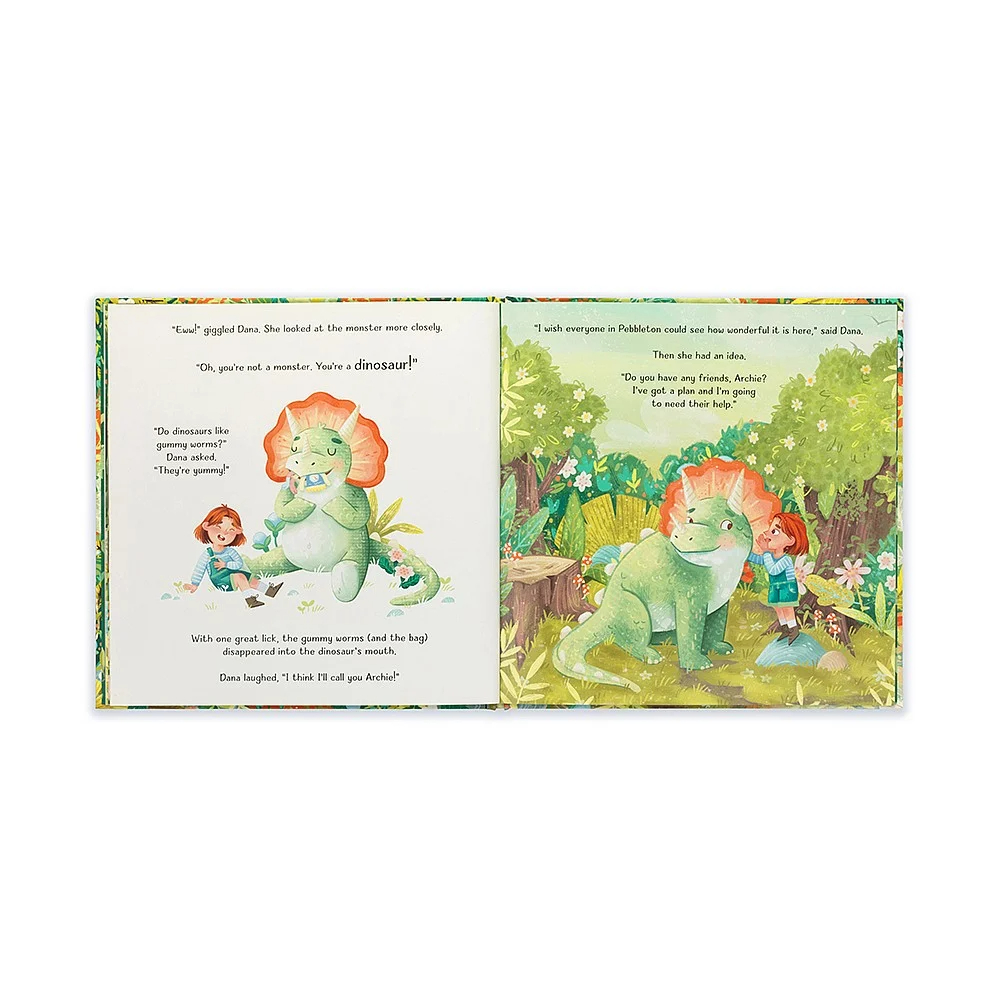 Jellycat Archie My Dinosaur Friend Book