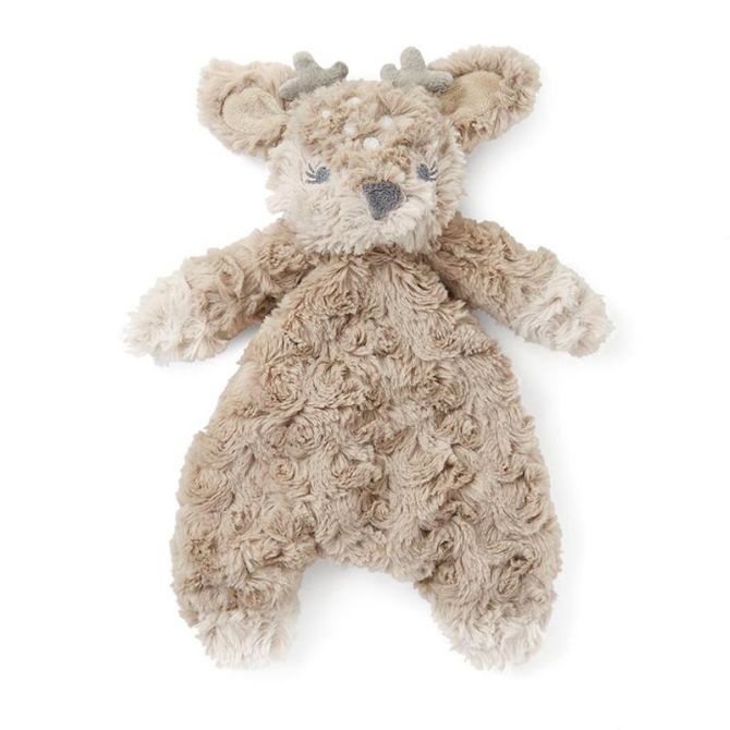 Elegant Baby Fawn Snuggler Swirl Plush Security Blanket