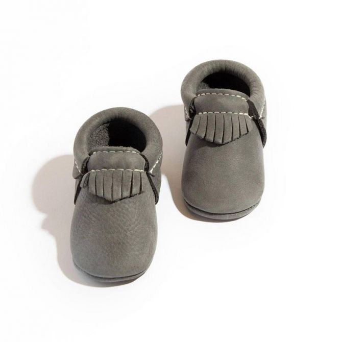 Freshly Picked Blue Spruce City Moccasins, Size 3