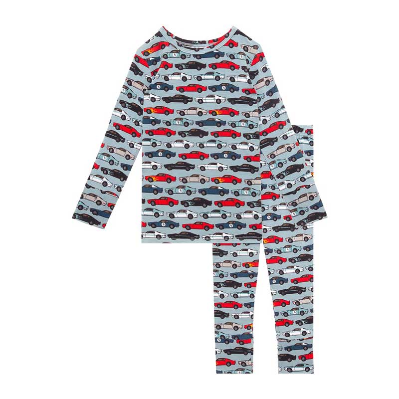 Posh Peanut Miles Long Sleeve Pajamas, 2T