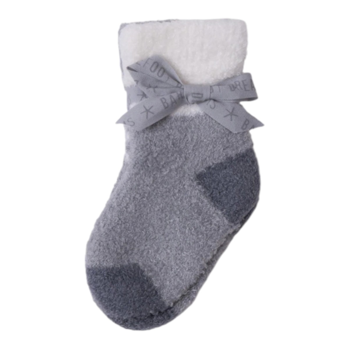 Barefoot Dreams CozyChic Lite Baby Sock Stripe Set, Moonbeam Multicolored