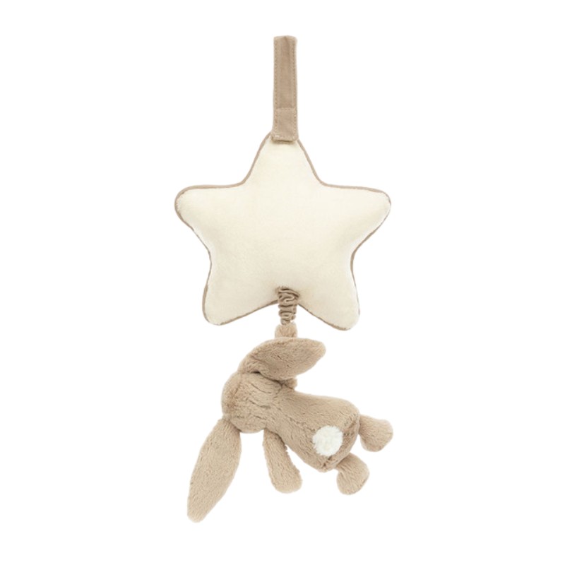 Jellycat Bashful Bunny Musical Pull, Beige