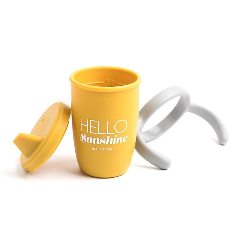 Bella Tunno Yellow Sunshine Happy Sippy Cup