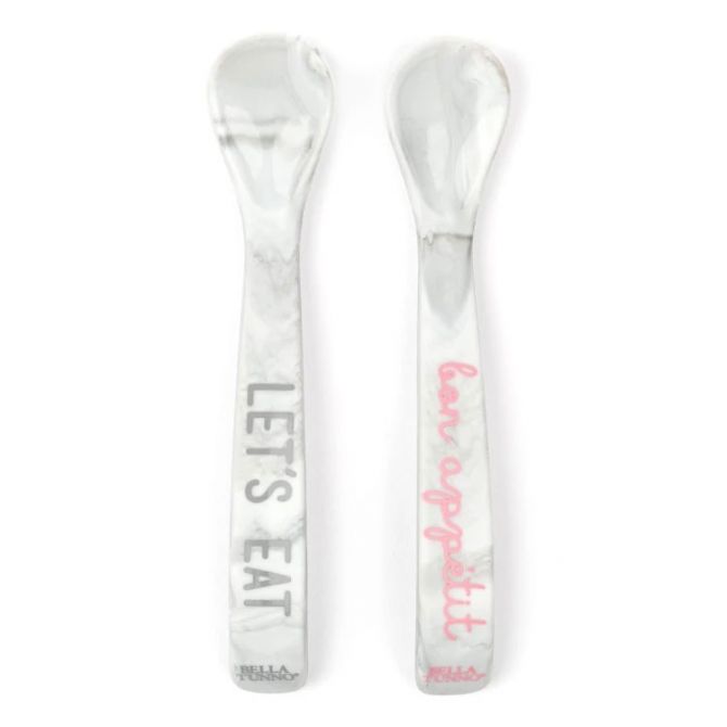 Bella Tunno Eat and Bon Appetit Spoon, Set of 2