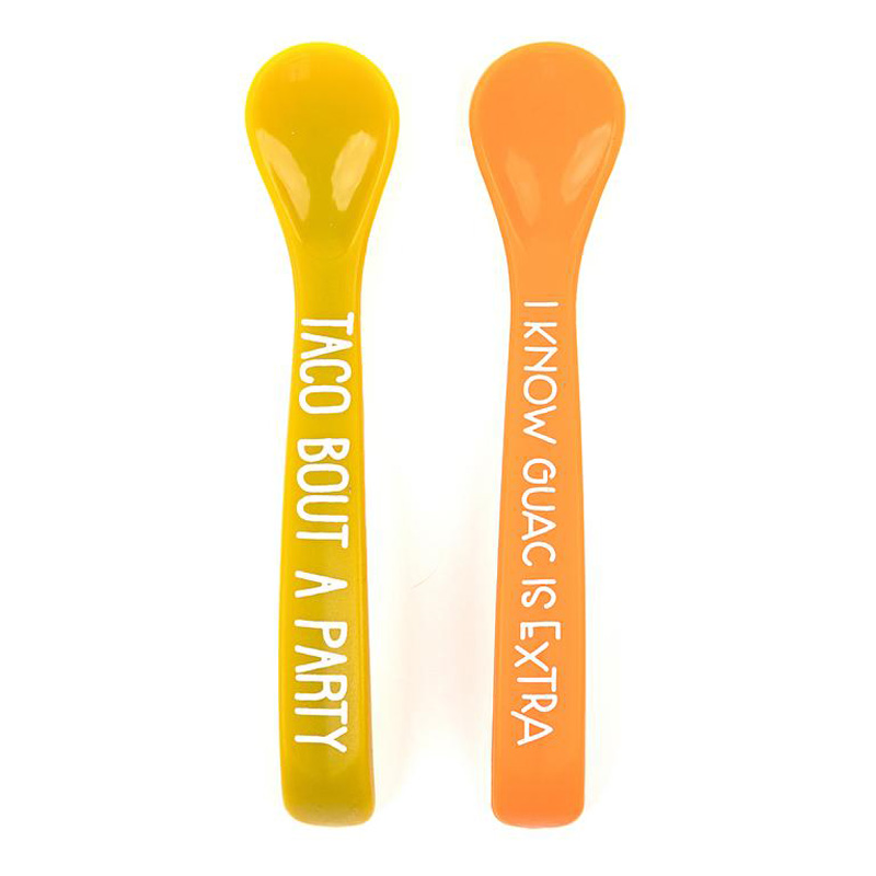 Bella Tunno Taco Party and Guac Is Extra Wonder Spoons, Set of 2