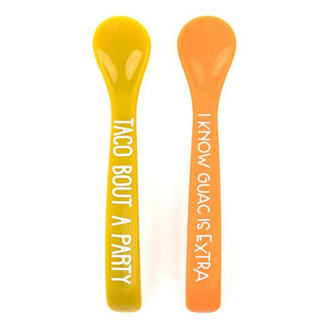 Bella Tunno Taco Party and Guac Is Extra Wonder Spoons, Set of 2