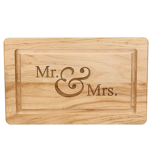 Maple Leaf Mr. & Mrs. Anchor Rectangular Board, 13