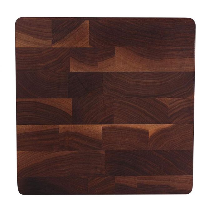 Maple Leaf At Home Black Walnut Butcher Block, 12 x 12"