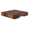 Maple Leaf At Home Black Walnut Butcher Block, 12 x 12"