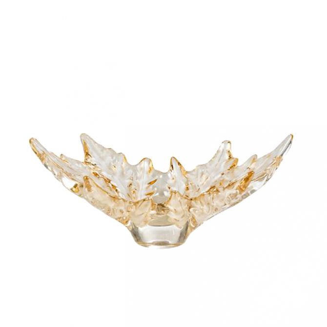 Lalique Champs Elysees Small Bowl, Gold Lustre
