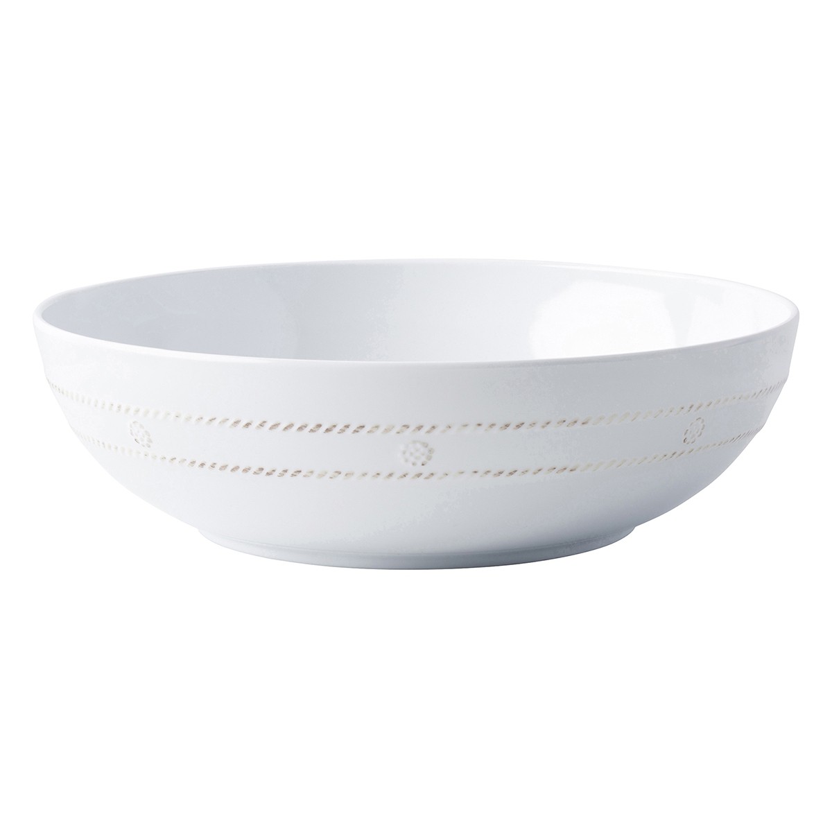 Juliska Berry and Thread Melamine Whitewash Bowl, 12