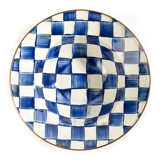 MacKenzie-Childs Royal Check Serving Bowl