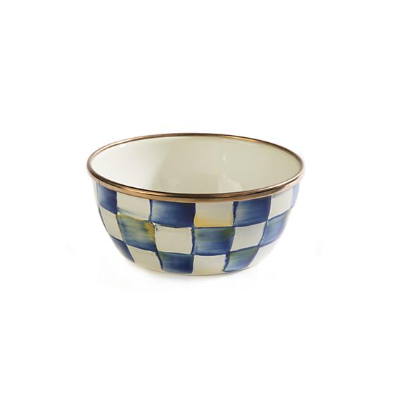 MacKenzie-Childs Royal Check Pinch Bowl