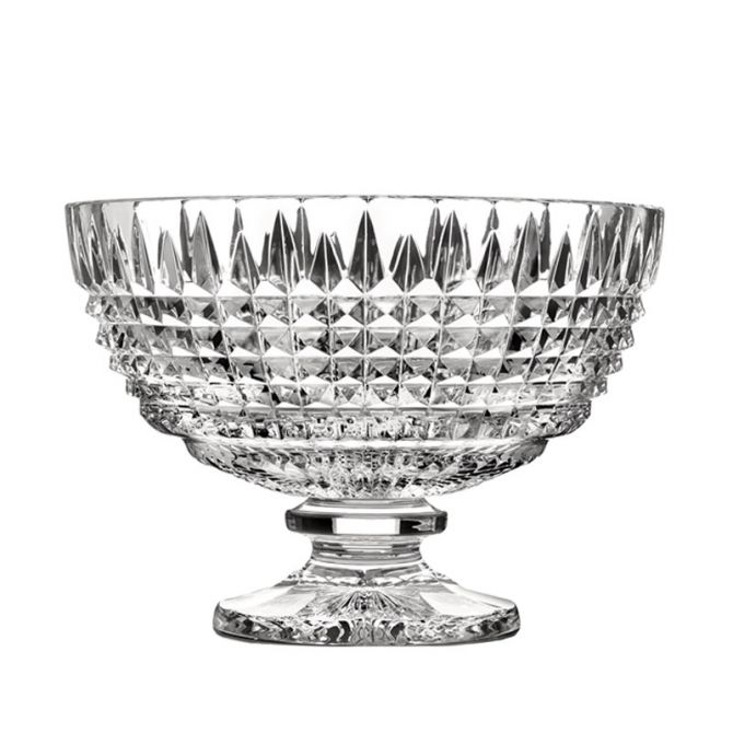 Waterford Lismore Diamond 12" Footed Centerpiece Bowl