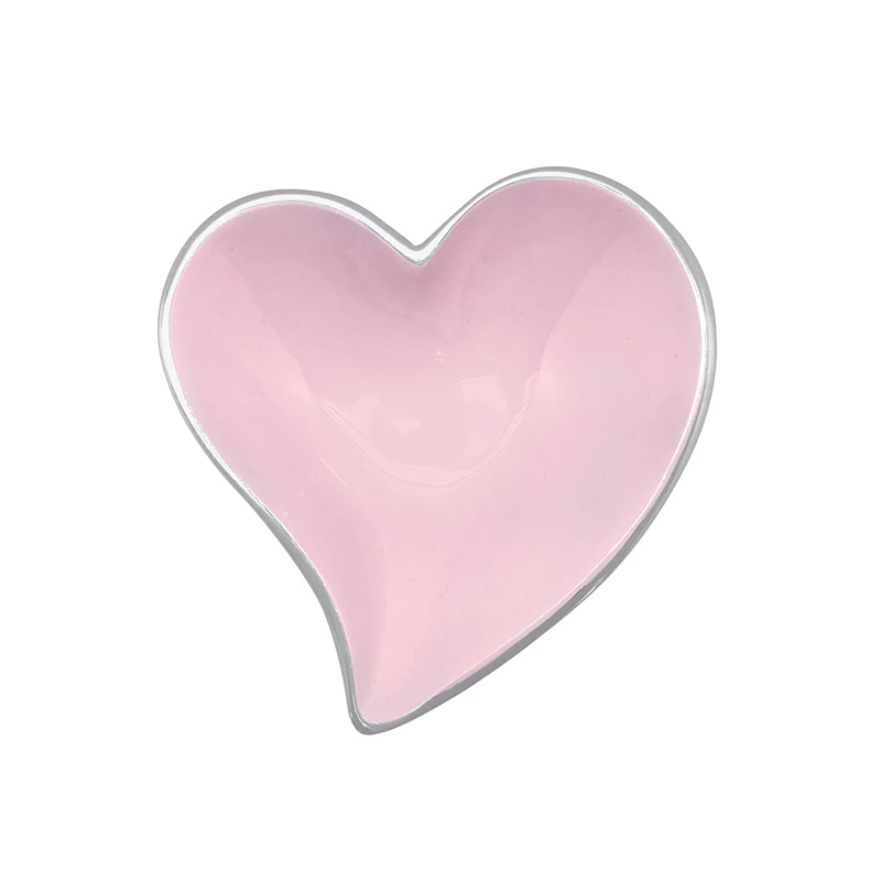 Mariposa Small Heart Bowl, Pink