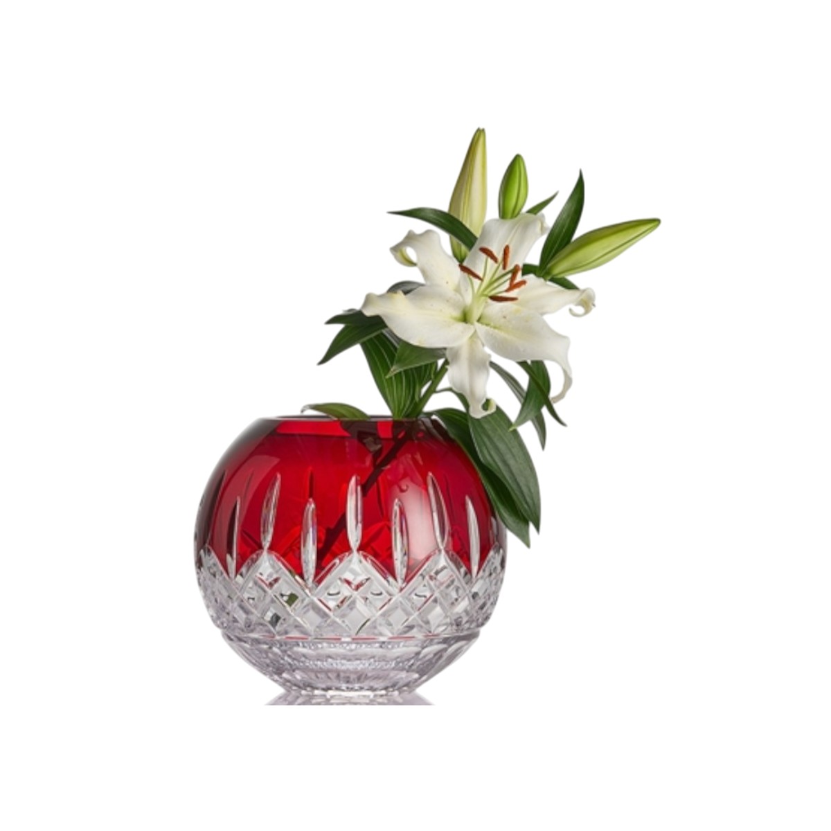 Waterford Lismore Red Rose Bowl, 8