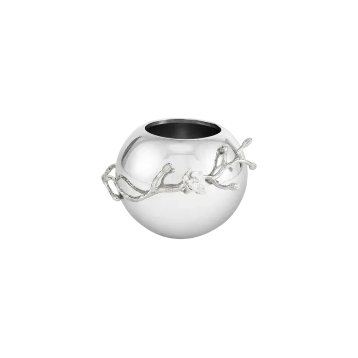 Michael Aram Silver Orchid Rose Bowl