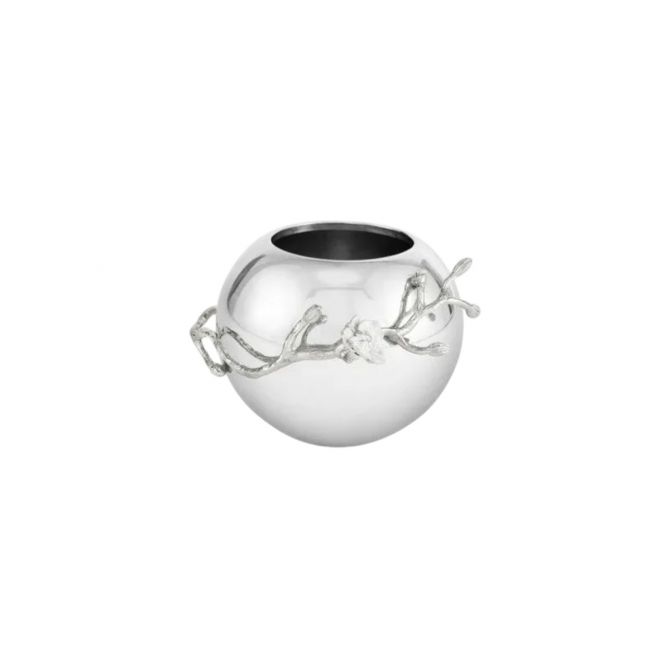 Michael Aram Silver Orchid Rose Bowl