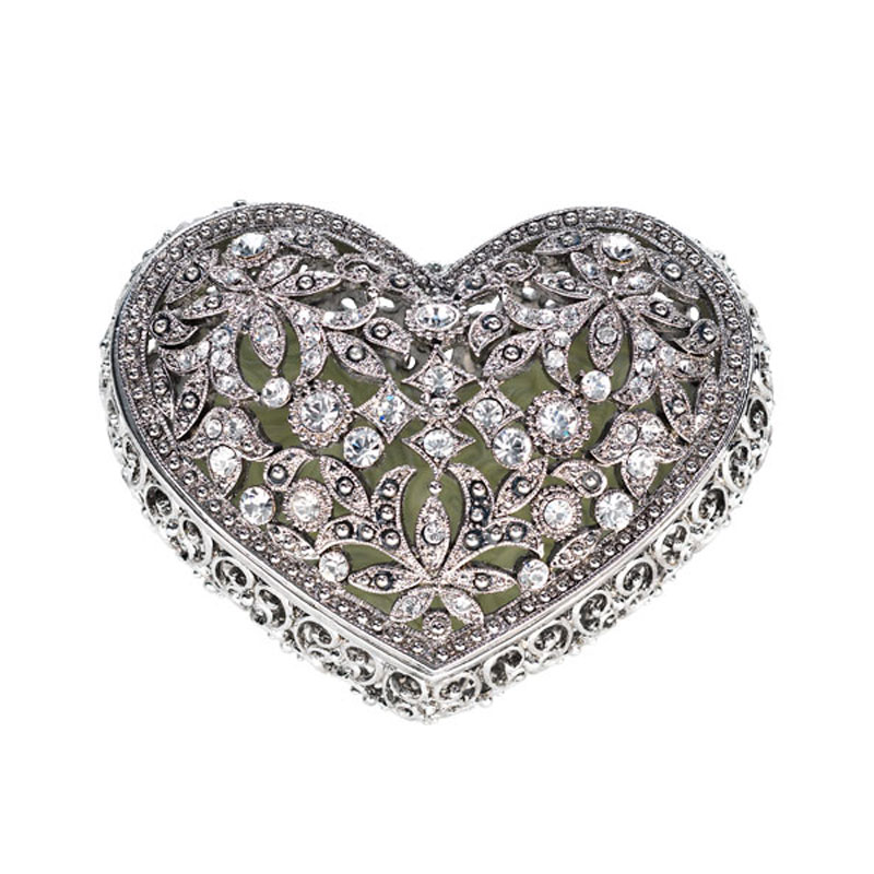 Olivia Riegel Silver Luxembourg Heart Box
