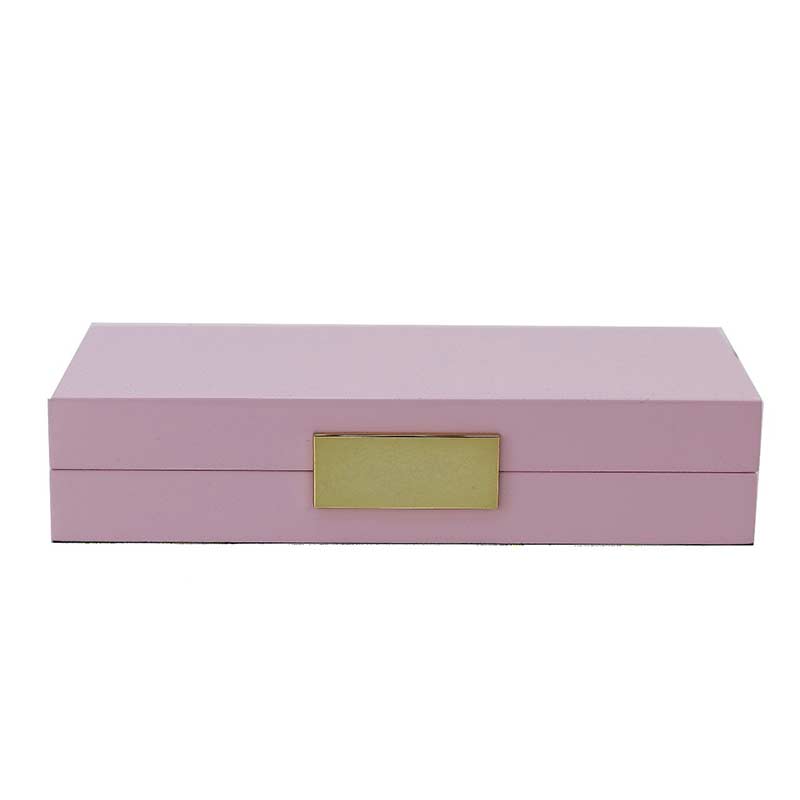 Addison Ross Pink Lacquer Box with Gold BX1200 Borsheims