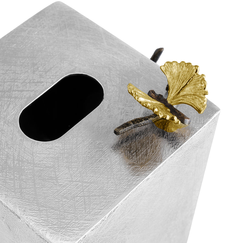 Michael Aram Butterfly Ginkgo Tissue Box, Square