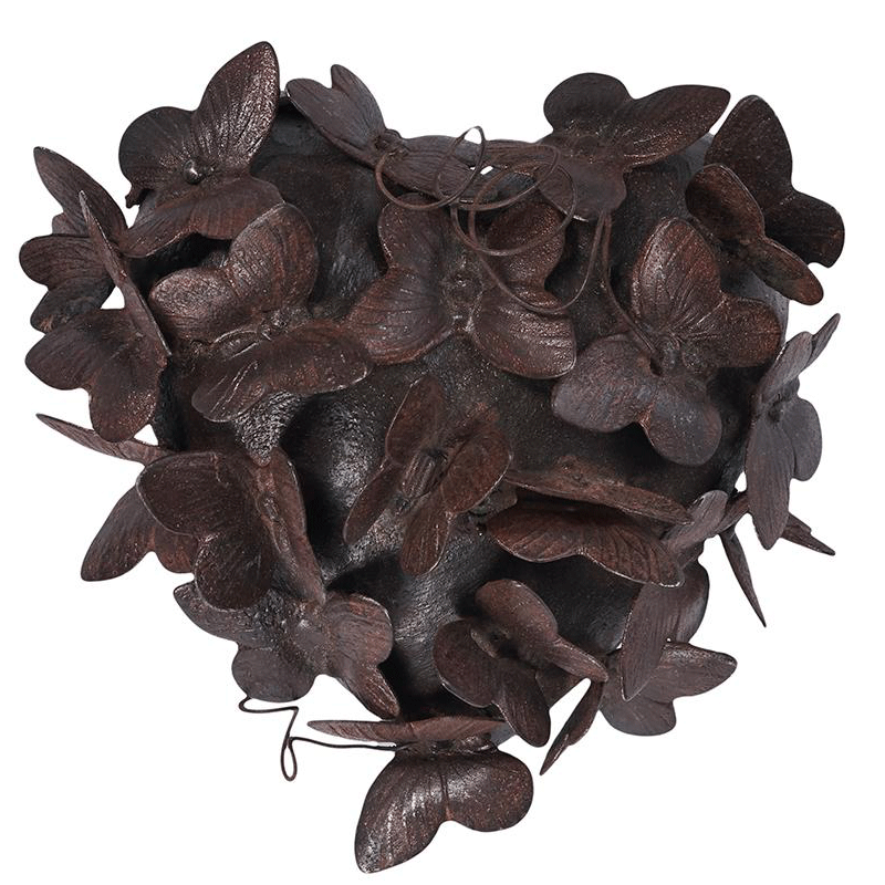 Jan Barboglio Marie Madeleine Heart Box with Butterflies