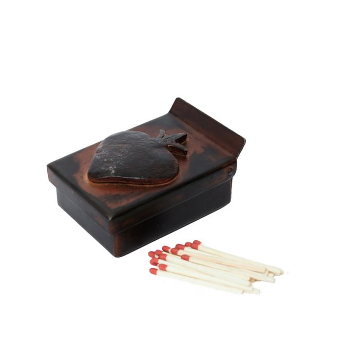 Jan Barboglio Heart On Fire Match Box
