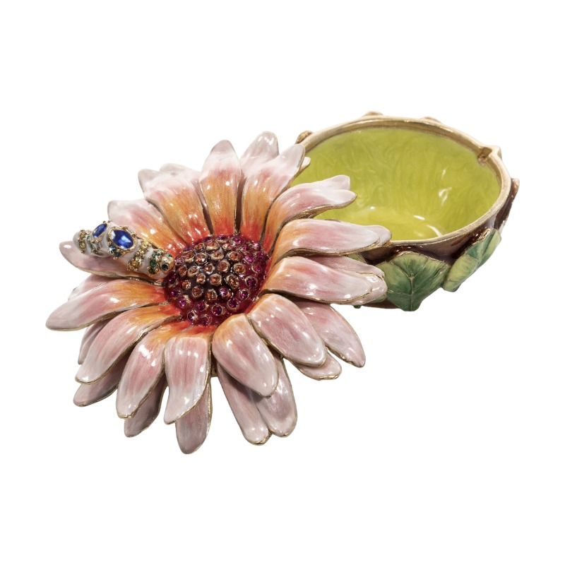 Jay Strongwater Maisie Flower and Caterpillar Box