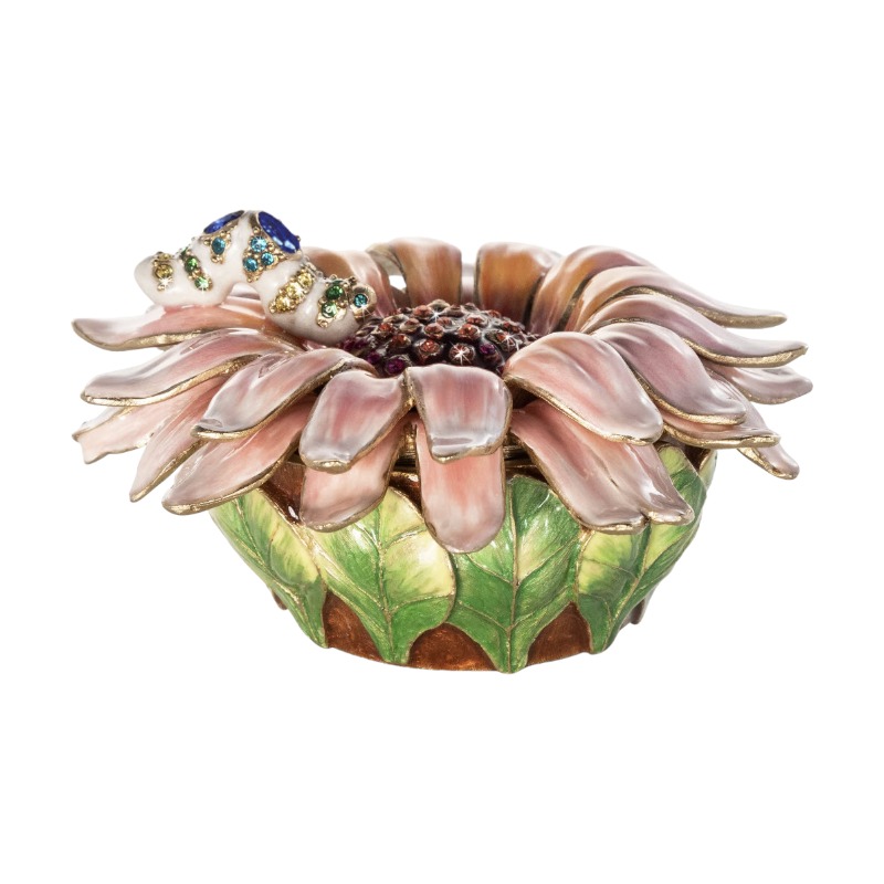 Jay Strongwater Maisie Flower and Caterpillar Box