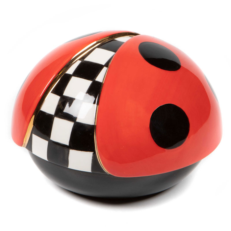 MacKenzie-Childs Ladybug Trinket Box
