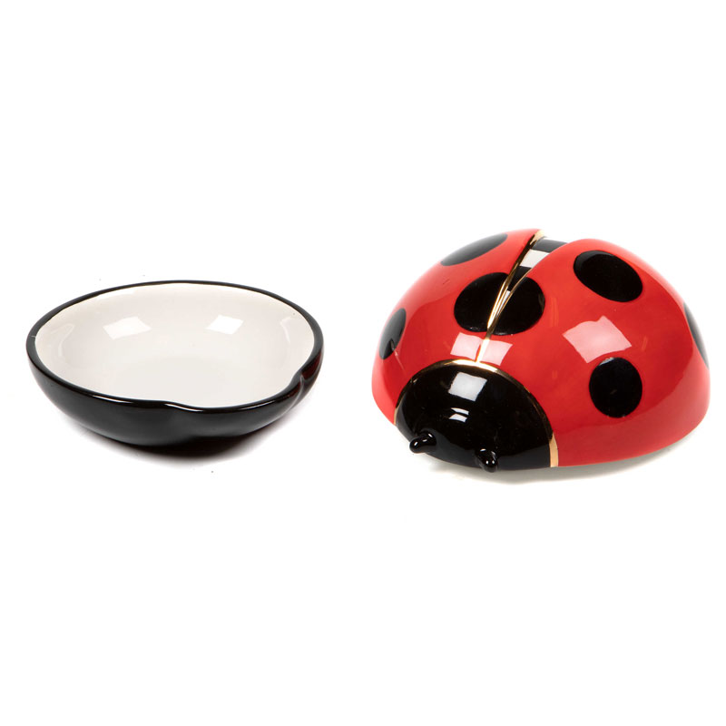 MacKenzie-Childs Ladybug Trinket Box