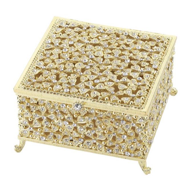 Olivia Riegel Evie Box, Yellow Gold