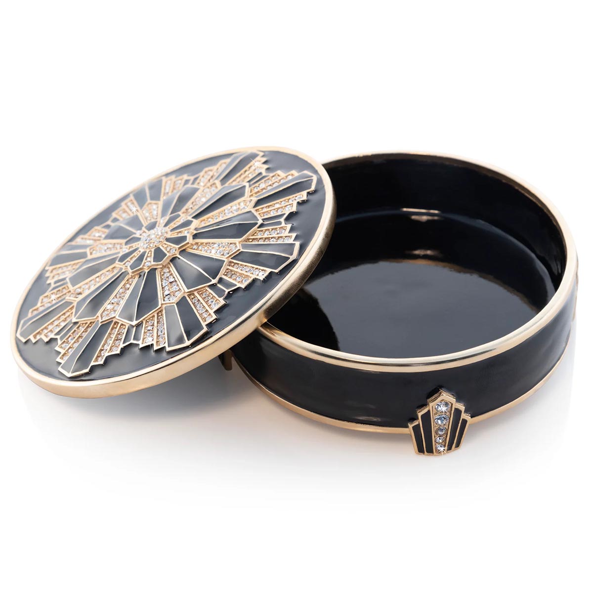 Jay Strongwater Pearl Art Deco Box