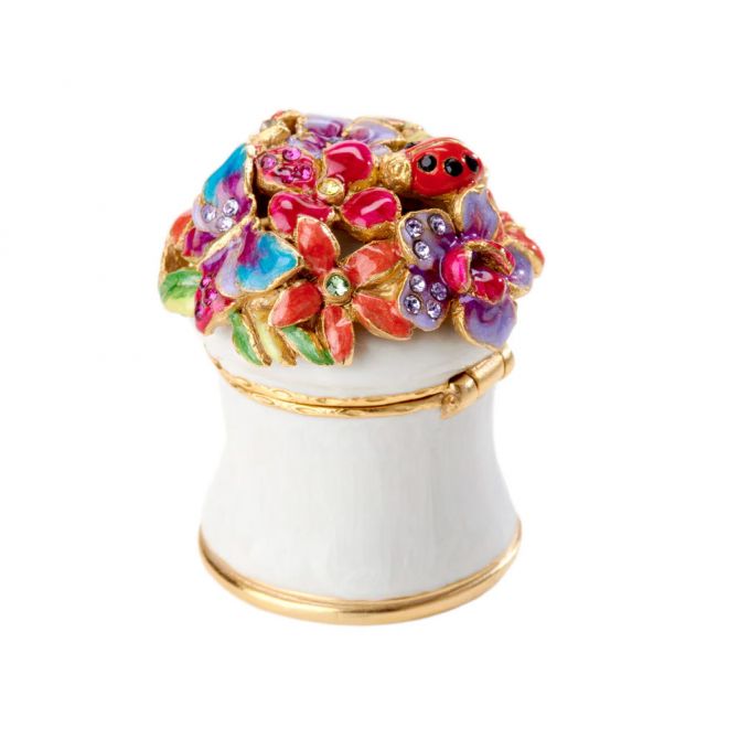 Jay Strongwater Cameryn Mini Bouquet Box
