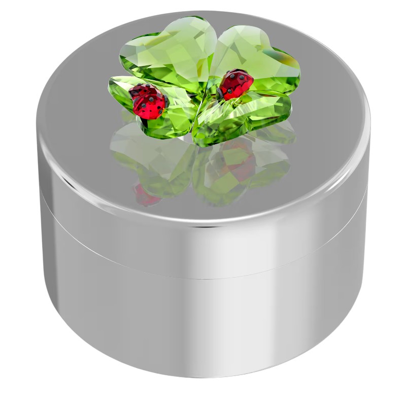 Swarovski Idyllia Clover and Ladybug Decorative Box