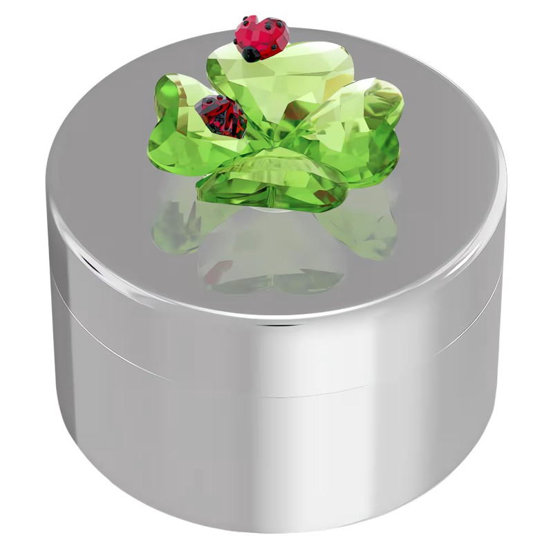 Swarovski Idyllia Clover and Ladybug Decorative Box