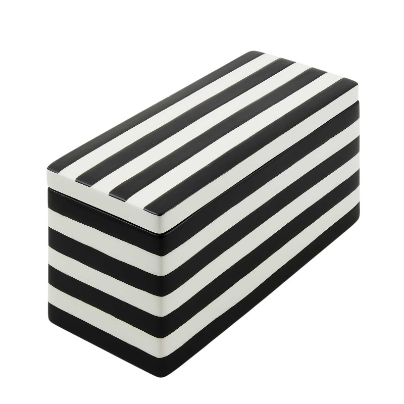 MacKenzie-Childs Patience Brewster Gloria Alligator Lidded Box