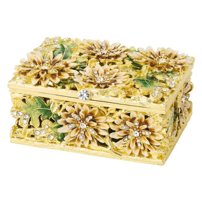 Olivia Reigel Floret Box, Gold Plated