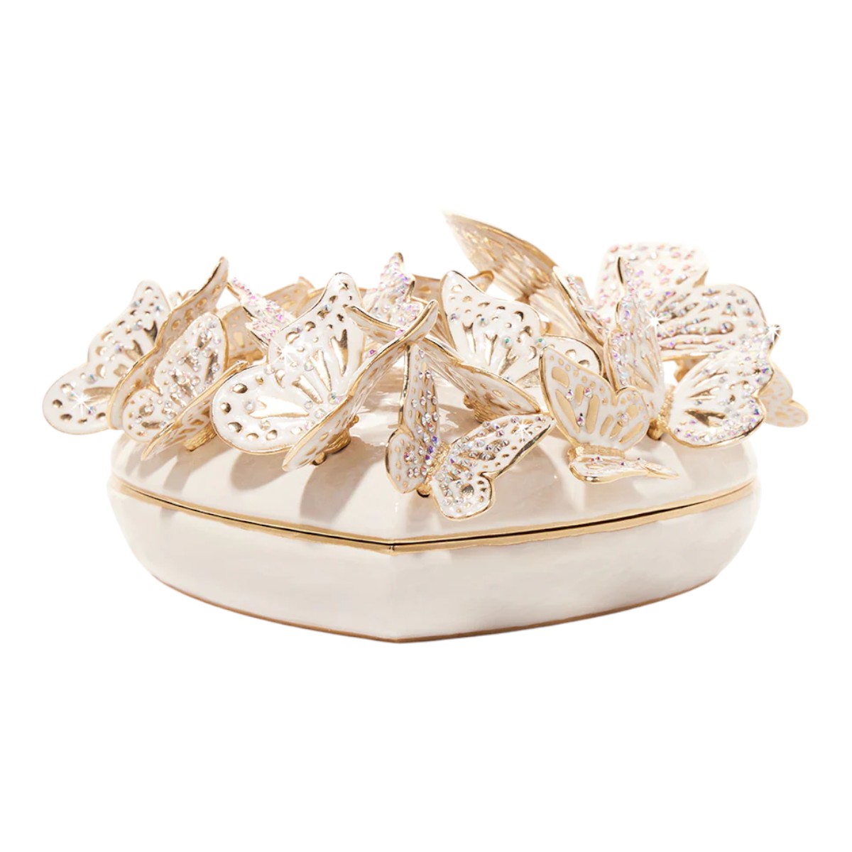 Jay Strongwater Amelia Opal Heart Box