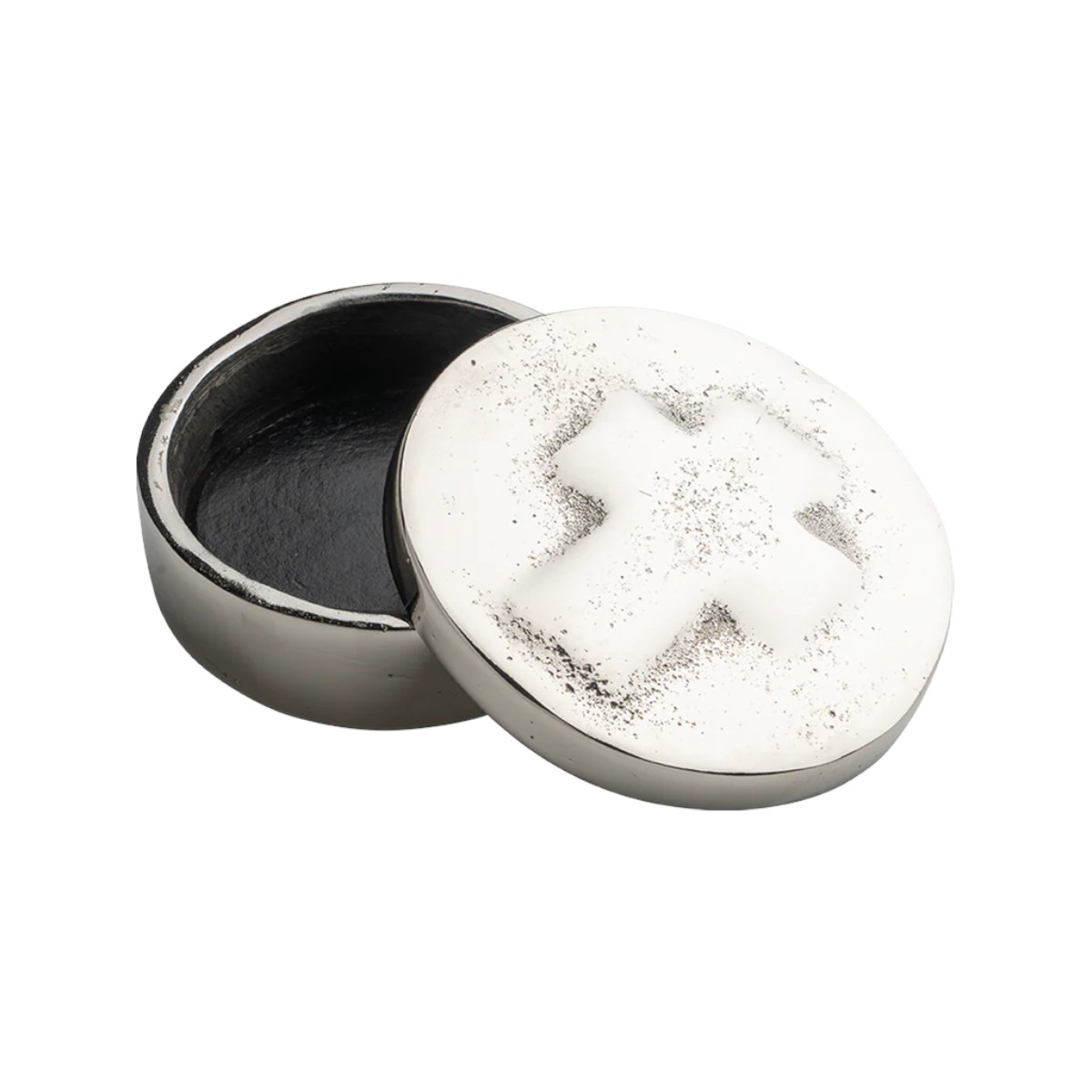 Jan Barboglio Casa Blessing Box, Nickel Plated