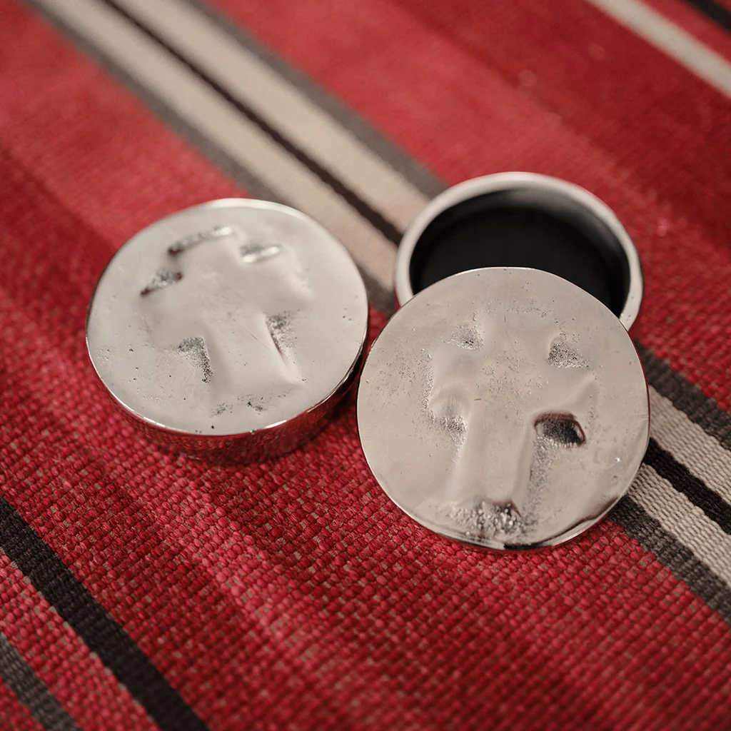 Jan Barboglio Casa Blessing Box, Nickel Plated