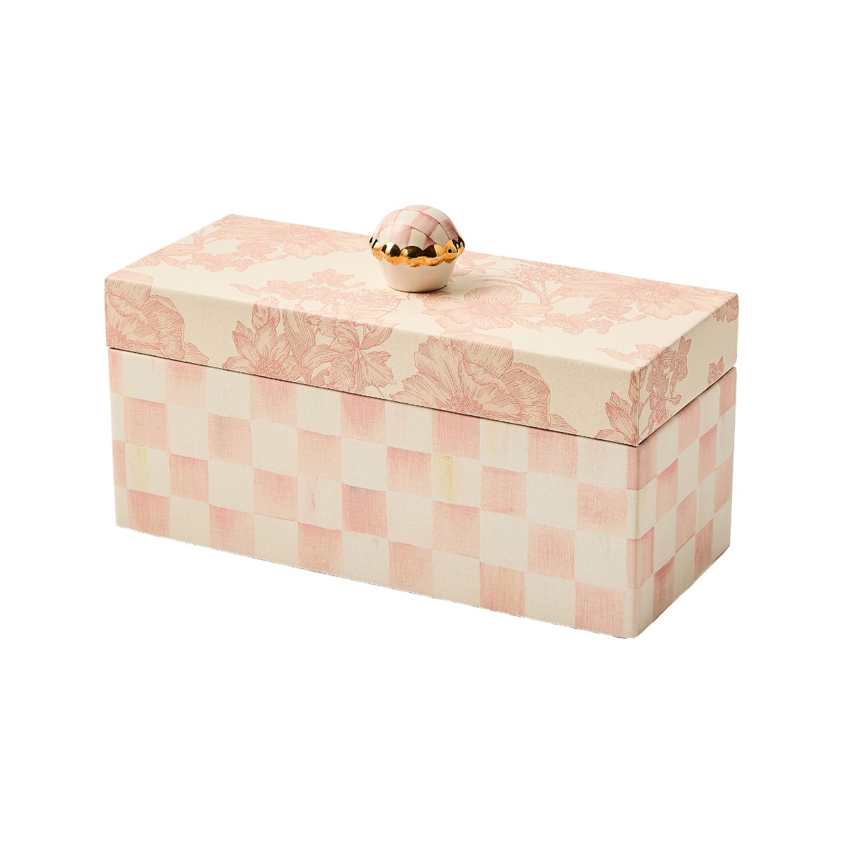 MacKenzie-Childs English Garden Box, Rosy