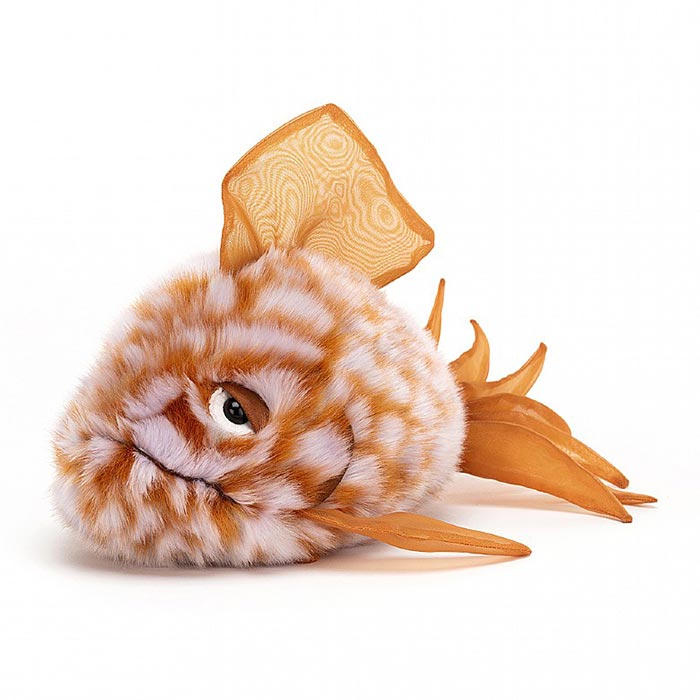 Jellycat Grumpy Fish, Orange