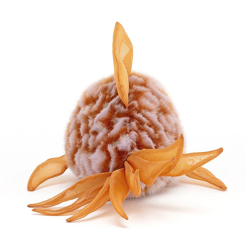 Jellycat Grumpy Fish, Orange