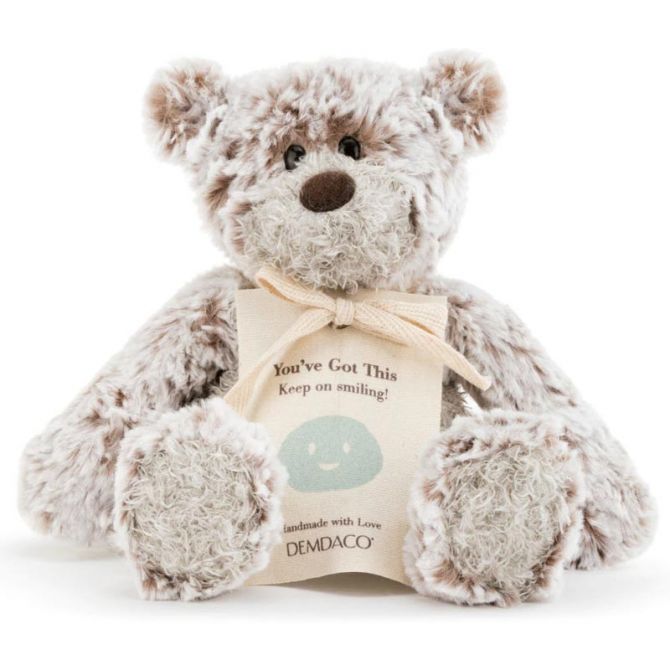 Demdaco Mini Smiling Giving Bear, 8.5"